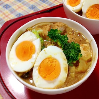 残ったカレーで！豆乳カレーうどん